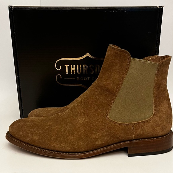 Thursday Boot Company Cavalier Beige Suede Sandstone Chukka Boots Mens Size 9 - Picture 14 of 14